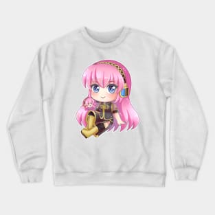 VOCALOID Megurine Luka chibi Crewneck Sweatshirt